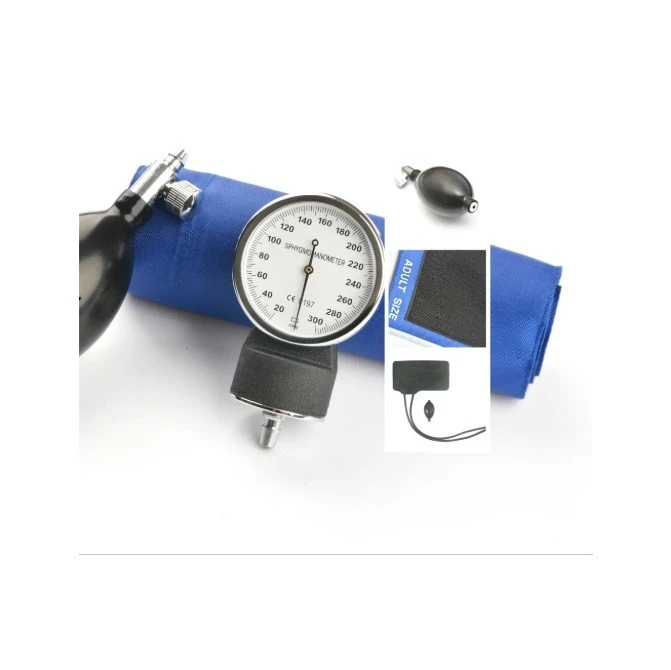 Latex Manual Aneroid Sphygmomanometer With Nylon Cuff Latex Manual Aneroid Sphygmomanometer With Nylon Cuff